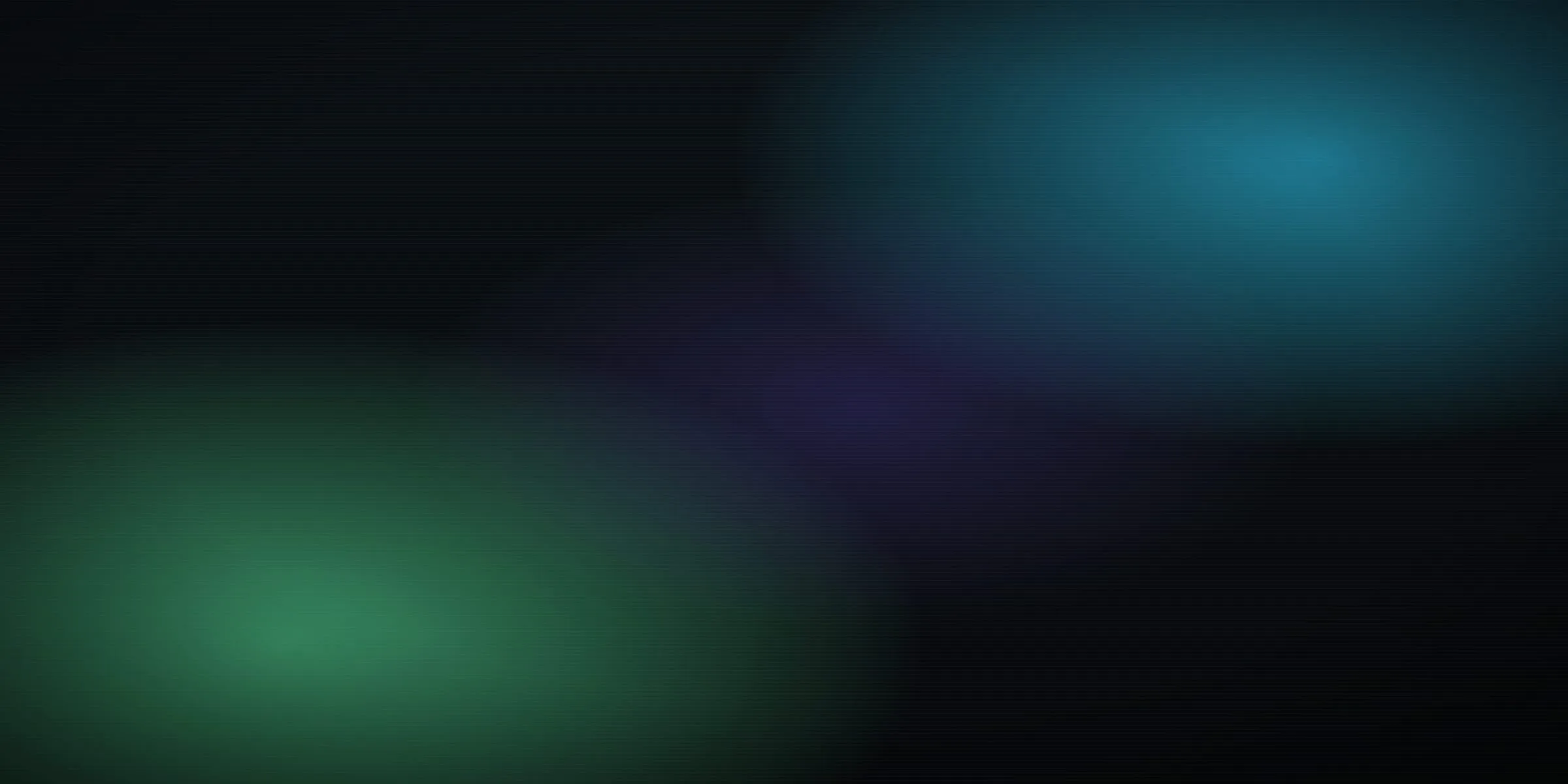 Abstract green-and-cyan nebula