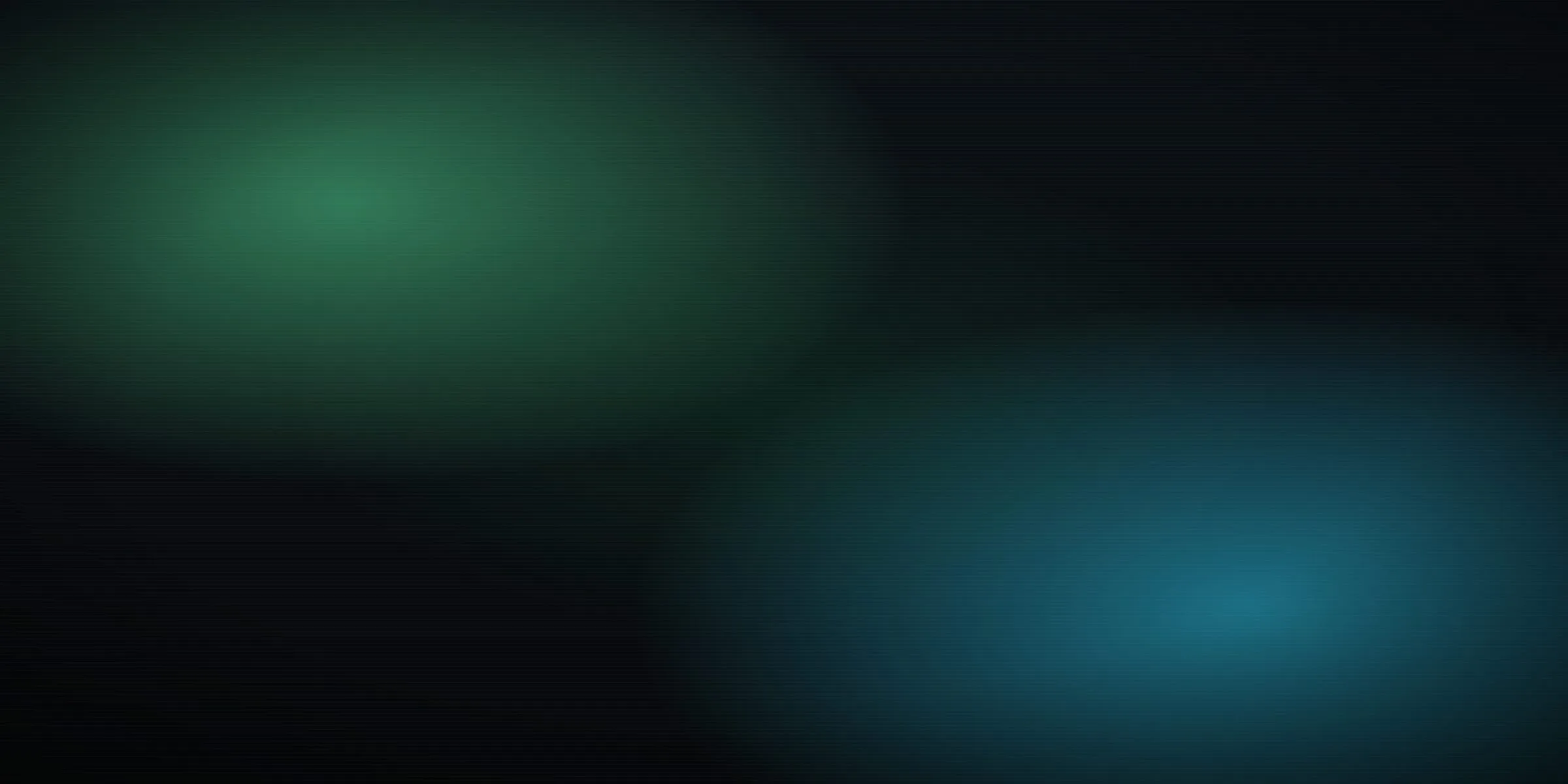 Abstract cyan-and-green field